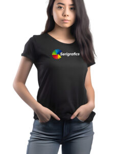 Playera serigrafia con logo de Serigrafics